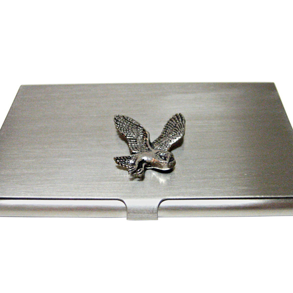 Owl Business Card Holder - Etsy Flying Owl Business Card Holder